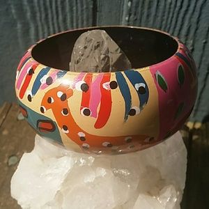 Wood Bracelet From India 8"  5/$25